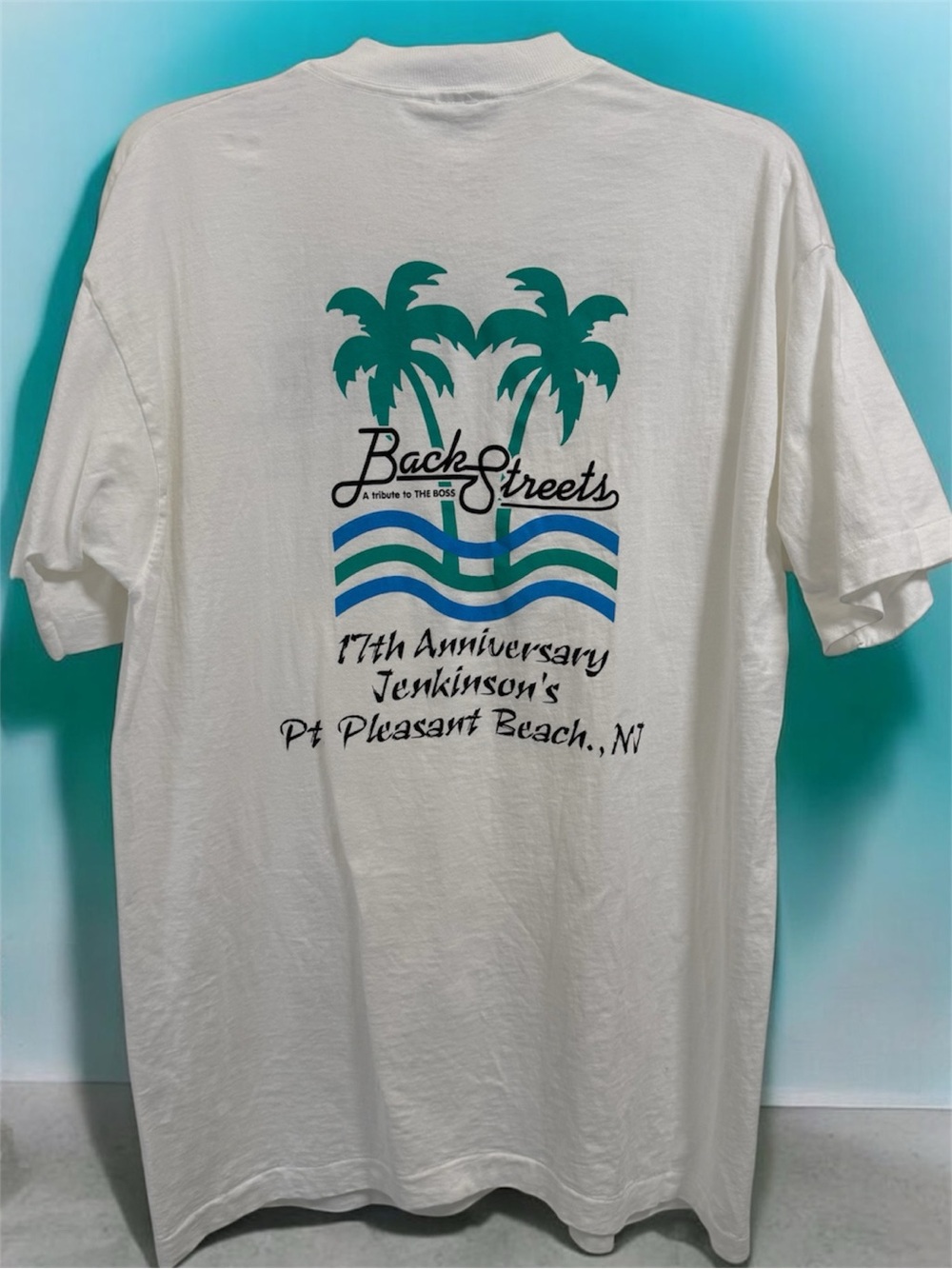 VTG 90s Jenkinson’s Pt. Pleasant Beach NJ Miller Time Band T-Shirt Single Stitch